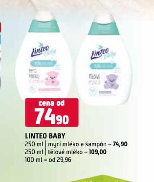 Terno Linteo baby mycí mléko a šampon nabídka