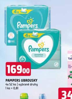 Terno Pampers ubrousky nabídka