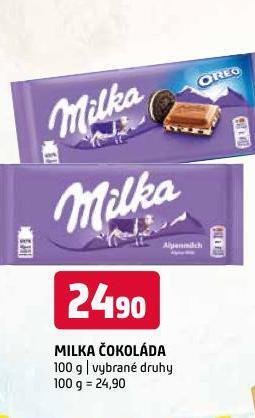 Terno Milka čokoláda nabídka