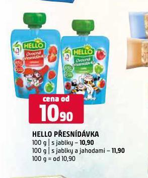 Terno Hello přesnídávka s jablky a jahodami nabídka