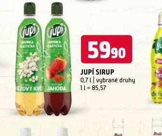 Terno Jupí sirup nabídka