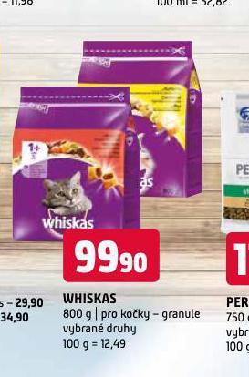 Terno Whiskas granule pro kočky nabídka