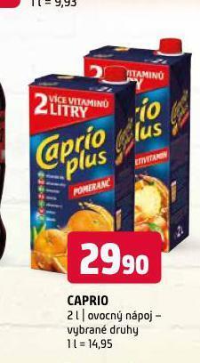Terno Caprio ovocný nápoj nabídka