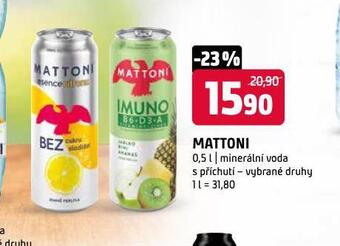 Terno Mattoni s příchutí nabídka