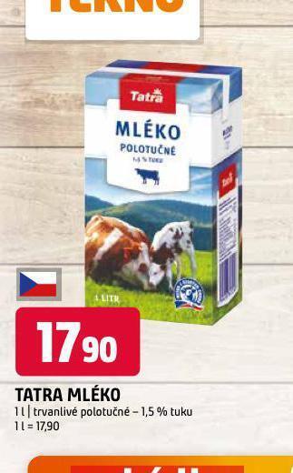 Terno Tatra mléko 1,5% nabídka