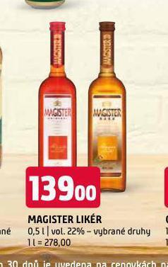 Terno Magister likér nabídka