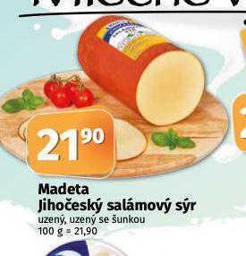 Coop Madeta jihočeský salámový sýr nabídka