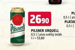 Terno Pivo pilsner urquell nabídka