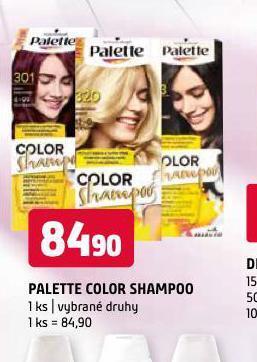 Terno Palette color shampoo nabídka