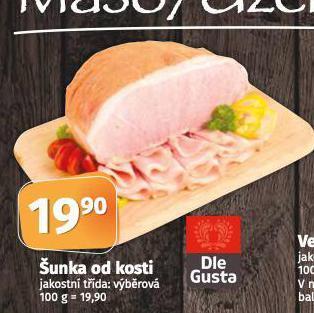 Coop Šunka od kosti nabídka
