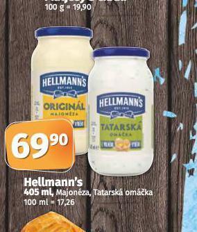 Coop Hellmann´s tatarská omáčka, majonéza nabídka