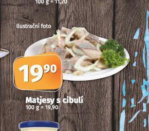 Coop Matjesy s cibulí nabídka