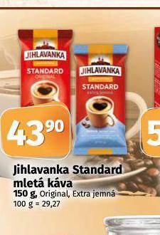 Coop Jihlavanka standard mletá káva nabídka