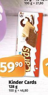 Coop Kinder cards nabídka