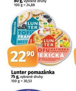 Coop Lunter pomazánka nabídka