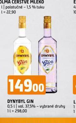 Terno Dynybyl gin nabídka