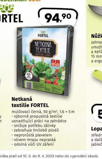 Coop Netkaná textilie fortel nabídka