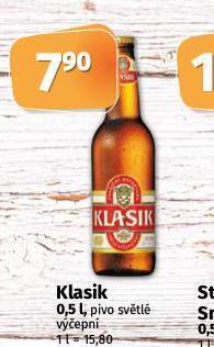 Coop Pivo klasik nabídka