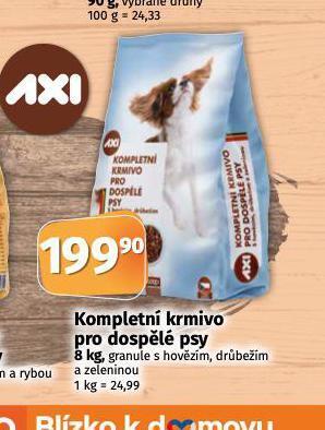 Coop Axi kompletní krmivo pro dospělé psy nabídka