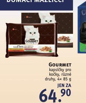 Rossmann Gourmet kapsičky pro kočky nabídka