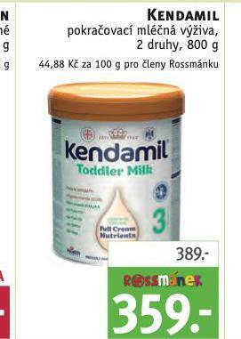 Rossmann Kendamil pokračovací mléčný výživa nabídka