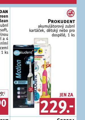 Rossmann Prokudent akumulátorový zubní kartáček nabídka