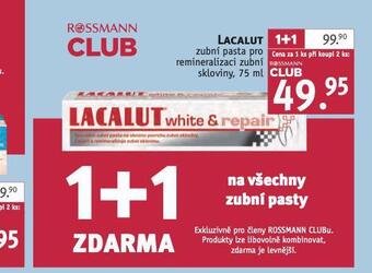 Rossmann Lacalut zubní pasta nabídka