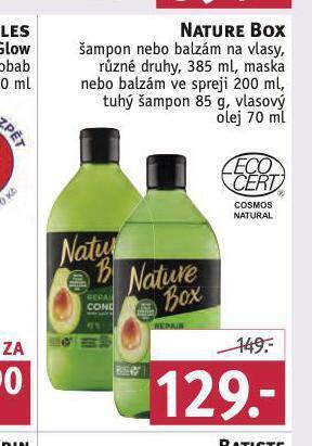 Rossmann Nature box šampon, balzám nabídka
