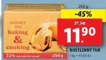 Lidl Rostlinný tuk, 250 g nabídka