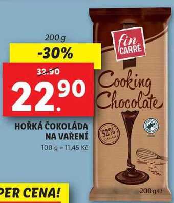 Lidl Hořká čokoláda na vaření, 200 g nabídka