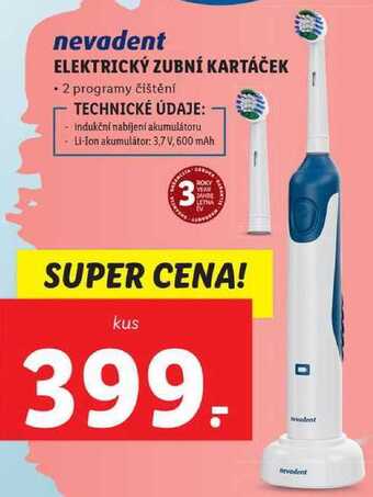 Lidl Elektrický zubní kartáček nabídka
