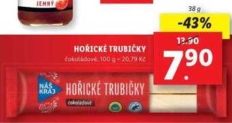 Lidl Hořické trubičky, 38 g nabídka