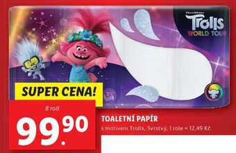 Lidl Toaletní papír, 8 rolí nabídka