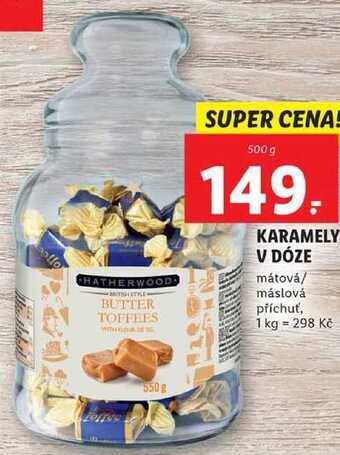 Lidl Karamely v dóze, 500 g nabídka