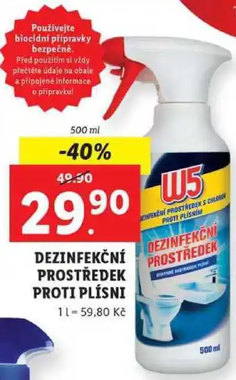 Lidl Dezinfekční prostredek proti plísni, 500 ml nabídka