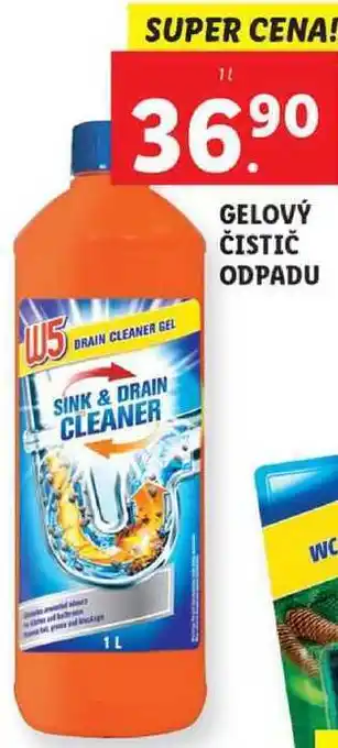 Gelový čistič odpadu, 1 l