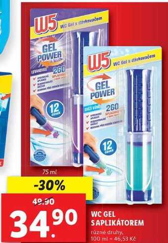 Lidl Wc gel s aplikátorem, 75 ml nabídka