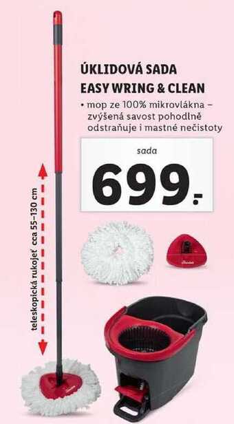 Lidl Úklidová sada easy wring & clean nabídka