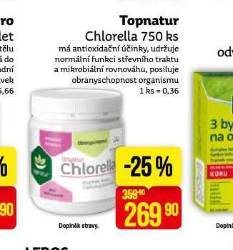 Teta Topnatur chlorella nabídka