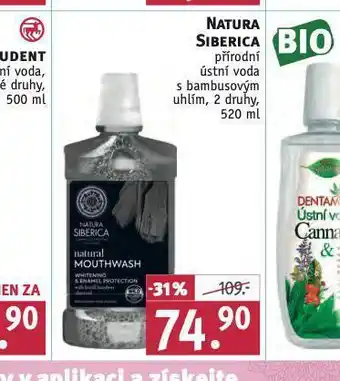 Rossmann Natura siberica přírodní ústní voda nabídka