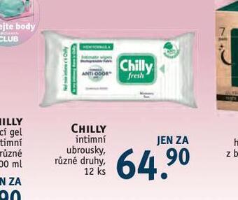 Rossmann Chilly intimní ubrousky nabídka