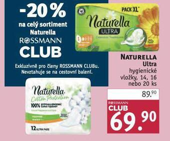 Rossmann Naturella ultra hygienické vložky nabídka