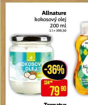 Teta Allnature kokosový olej nabídka