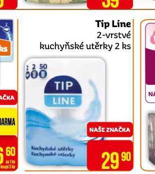 Teta Tip line kuchyňské utěrky nabídka