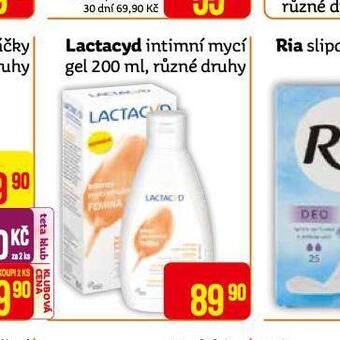 Teta Lactacyd intimní mycí gel nabídka