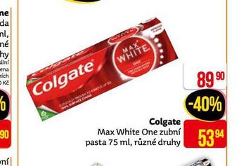 Teta Colgate max white one zubní pasta nabídka