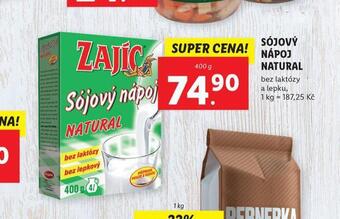 Lidl Sójový nápoj natural nabídka