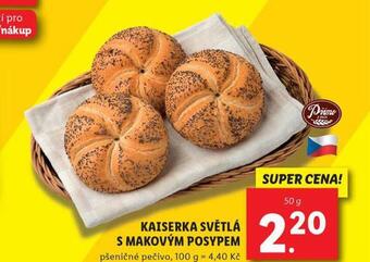 Kaiserka světlá s makovým posypem