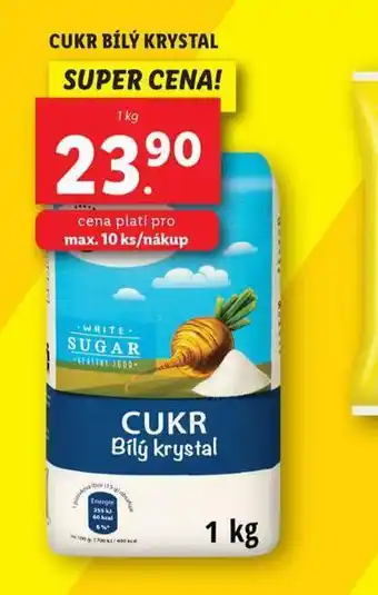 Lidl Cukr bílý krystal nabídka