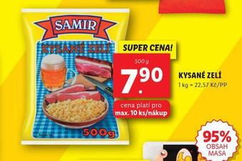 Lidl Kysané zelí nabídka